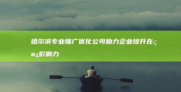 哈尔滨专业推广优化公司助力企业提升在线影响力